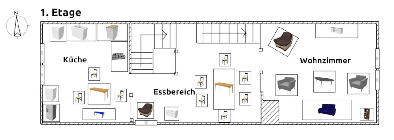 Grundriss 1. Etage