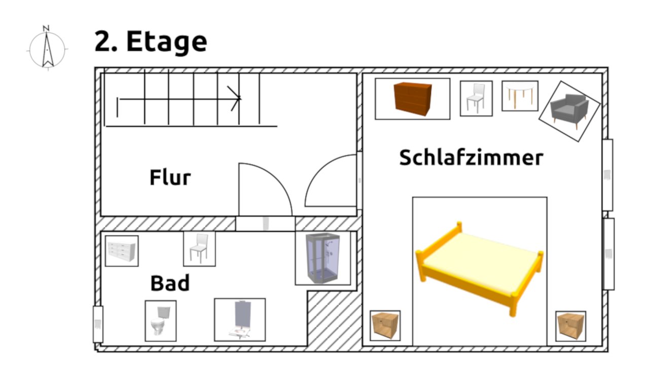 Grundriss 2. Etage